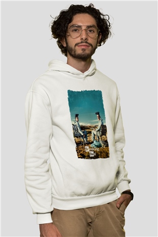 Breaking Bad Heisenberg Beyaz Unisex Hoodie