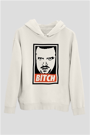 Breaking Bad Heisenberg Beyaz Unisex Hoodie