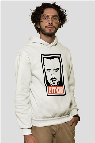 Breaking Bad Heisenberg Beyaz Unisex Hoodie