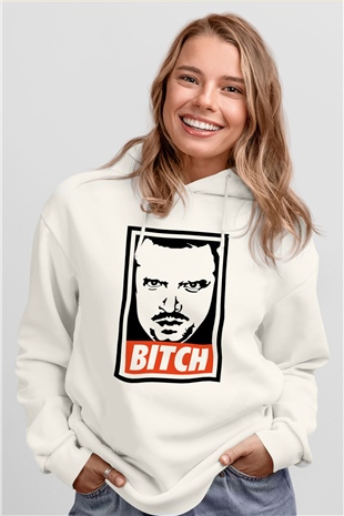 Breaking Bad Heisenberg Beyaz Unisex Hoodie