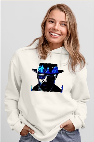 Breaking Bad Heisenberg Beyaz Unisex Hoodie