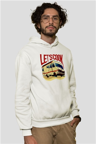 Breaking Bad Heisenberg Beyaz Unisex Hoodie