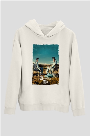 Breaking Bad Heisenberg Beyaz Unisex Hoodie