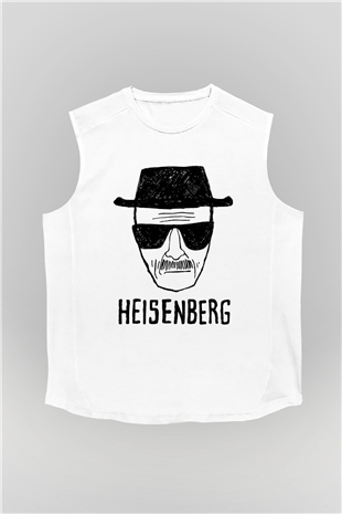Breaking Bad Heisenberg Beyaz Unisex Kolsuz Tişört