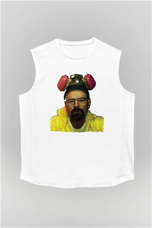Breaking Bad Heisenberg Beyaz Unisex Kolsuz Tişört