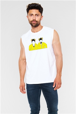 Breaking Bad Heisenberg Beyaz Unisex Kolsuz Tişört