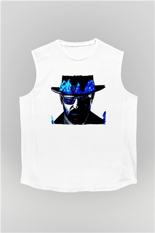 Breaking Bad Heisenberg Beyaz Unisex Kolsuz Tişört