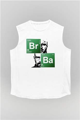Breaking Bad Heisenberg Beyaz Unisex Kolsuz Tişört