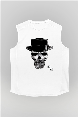 Breaking Bad Heisenberg Beyaz Unisex Kolsuz Tişört