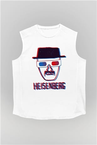 Breaking Bad Heisenberg Beyaz Unisex Kolsuz Tişört