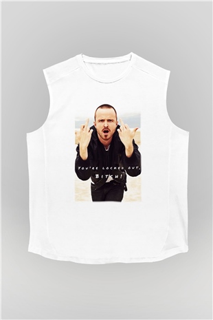Breaking Bad Heisenberg Beyaz Unisex Kolsuz Tişört