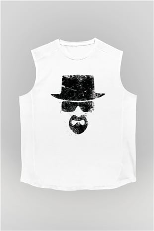 Breaking Bad Heisenberg Beyaz Unisex Kolsuz Tişört