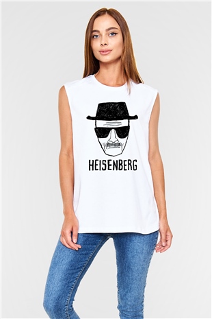 Breaking Bad Heisenberg Beyaz Unisex Kolsuz Tişört