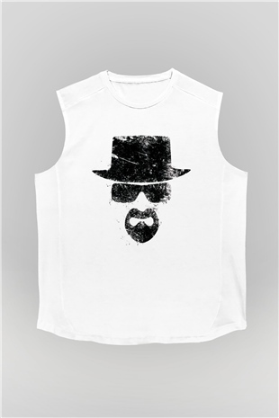 Breaking Bad Heisenberg Beyaz Unisex Kolsuz Tişört