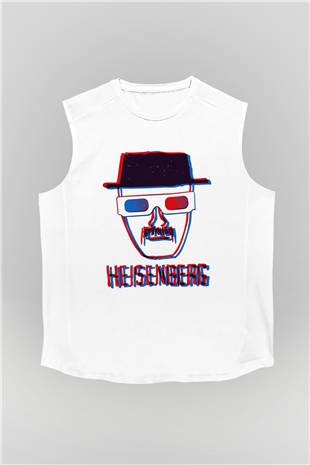 Breaking Bad Heisenberg Beyaz Unisex Kolsuz Tişört