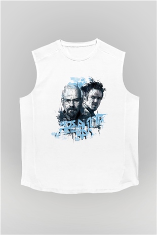 Breaking Bad Heisenberg Beyaz Unisex Kolsuz Tişört