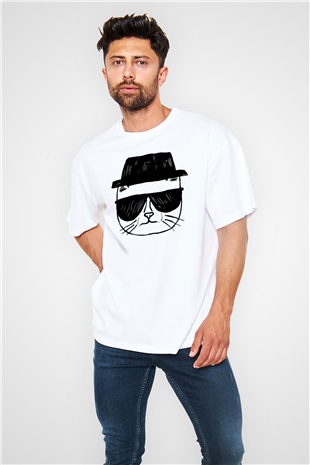 Breaking Bad Heisenberg Beyaz Unisex Oversize Tişört T-Shirt