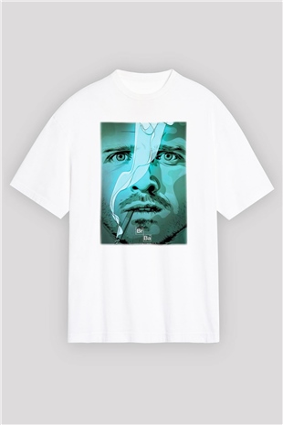 Breaking Bad Heisenberg Beyaz Unisex Oversize Tişört T-Shirt