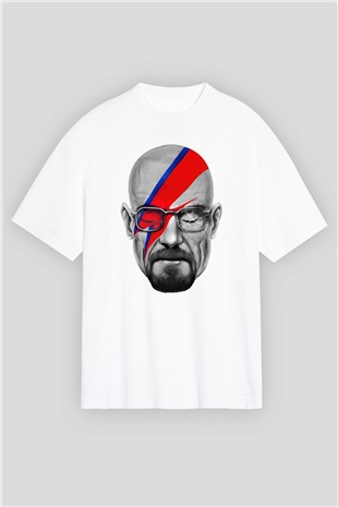 Breaking Bad Heisenberg Beyaz Unisex Oversize Tişört T-Shirt