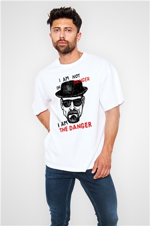 Breaking Bad Heisenberg Beyaz Unisex Oversize Tişört T-Shirt