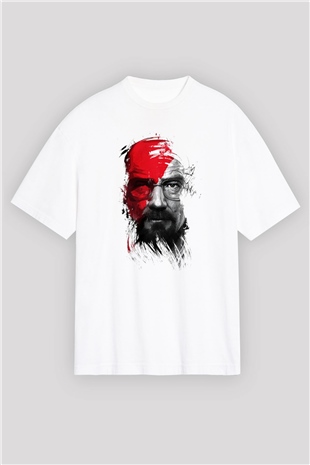 Breaking Bad Heisenberg Beyaz Unisex Oversize Tişört T-Shirt