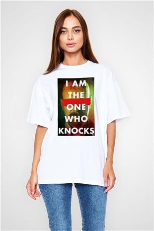 Breaking Bad Heisenberg Beyaz Unisex Oversize Tişört T-Shirt