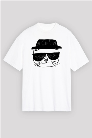 Breaking Bad Heisenberg Beyaz Unisex Oversize Tişört T-Shirt