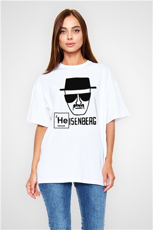 Breaking Bad Heisenberg Beyaz Unisex Oversize Tişört T-Shirt