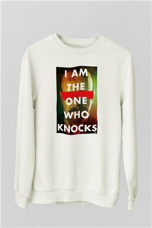 Breaking Bad Heisenberg Beyaz Unisex Sweatshirt