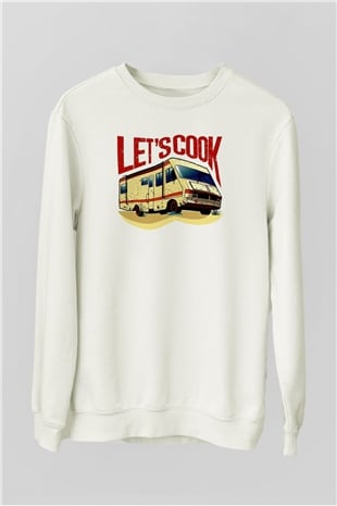 Breaking Bad Heisenberg Beyaz Unisex Sweatshirt