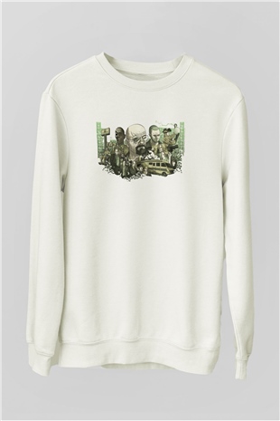 Breaking Bad Heisenberg Beyaz Unisex Sweatshirt
