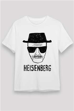 Breaking Bad Heisenberg Beyaz Unisex Tişört T-Shirt