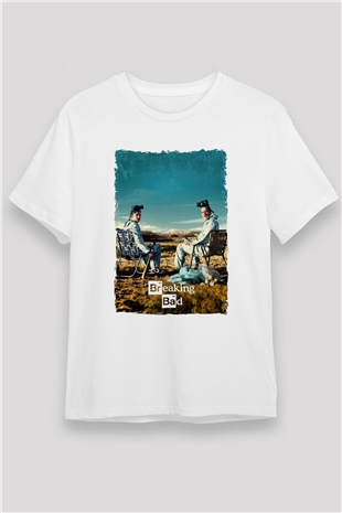 Breaking Bad Heisenberg Beyaz Unisex Tişört T-Shirt