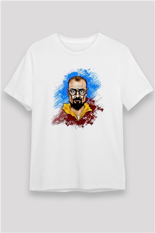 Breaking Bad Heisenberg Beyaz Unisex Tişört T-Shirt
