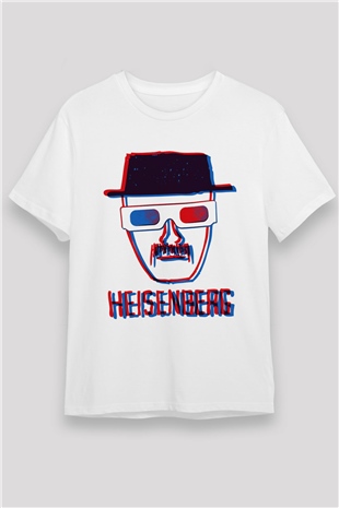 Breaking Bad Heisenberg Beyaz Unisex Tişört T-Shirt
