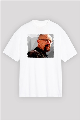 Breaking Bad Heisenberg Beyaz Oversize Tişört Oversize T-shirt