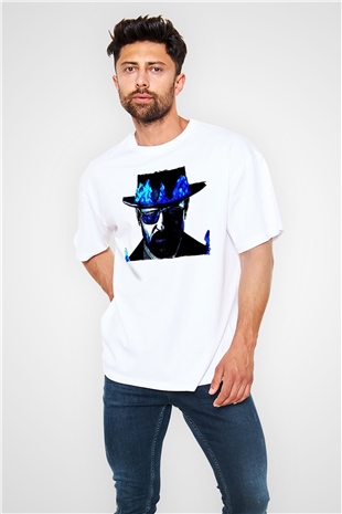 Breaking Bad Heisenberg Beyaz Oversize Tişört Oversize T-shirt