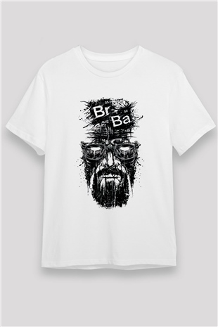 Breaking Bad Heisenberg Beyaz Unisex Tişört T-Shirt