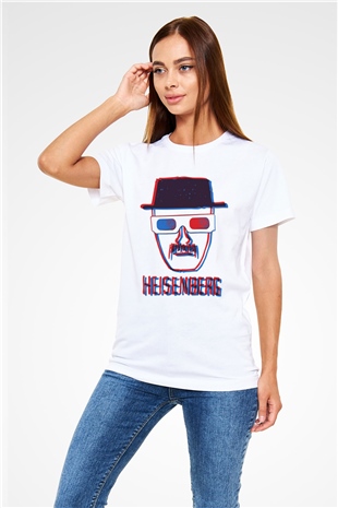 Breaking Bad Heisenberg Beyaz Unisex Tişört T-Shirt