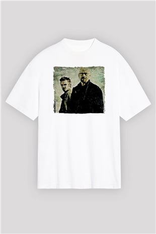 Breaking Bad Heisenberg Beyaz Oversize Tişört Oversize T-shirt