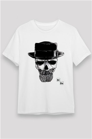 Breaking Bad Heisenberg Beyaz Unisex Tişört T-Shirt