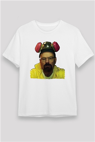 Breaking Bad Heisenberg Beyaz Unisex Tişört T-Shirt