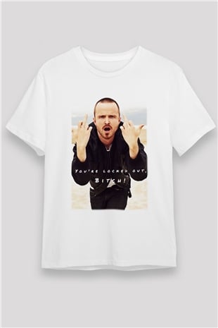 Breaking Bad Heisenberg Beyaz Unisex Tişört T-Shirt