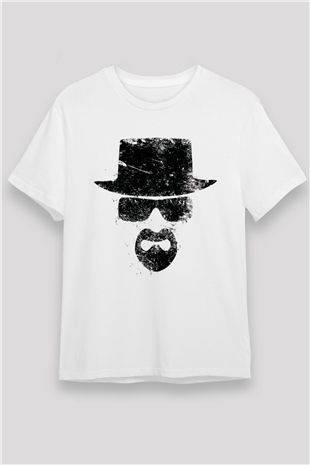 Breaking Bad Heisenberg Beyaz Unisex Tişört T-Shirt