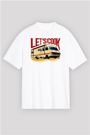 Breaking Bad Heisenberg Beyaz Oversize Tişört Oversize T-shirt