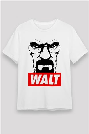 Breaking Bad Heisenberg Beyaz Unisex Tişört T-Shirt