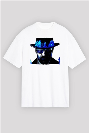 Breaking Bad Heisenberg Beyaz Oversize Tişört Oversize T-shirt
