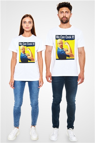 Breaking Bad Heisenberg Cook Beyaz Unisex Tişört T-Shirt