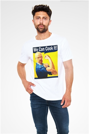 Breaking Bad Heisenberg Cook Beyaz Unisex Tişört T-Shirt