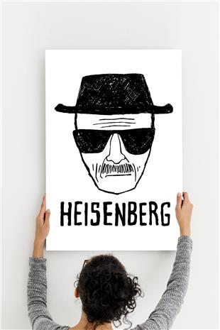 Breaking Bad Heisenberg Desenli Ahşap Mdf Tablo 40 cm x 60 cm